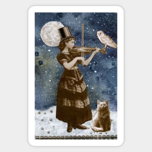 Snowfall Serenade Sticker